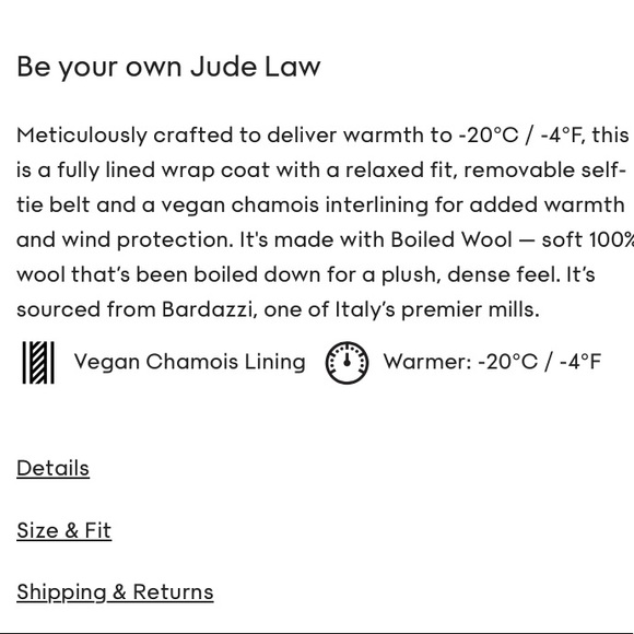 SOLD Wilfred Wool Coat XS - Holiday (sold out online and in stores) - Picture 7 of 7